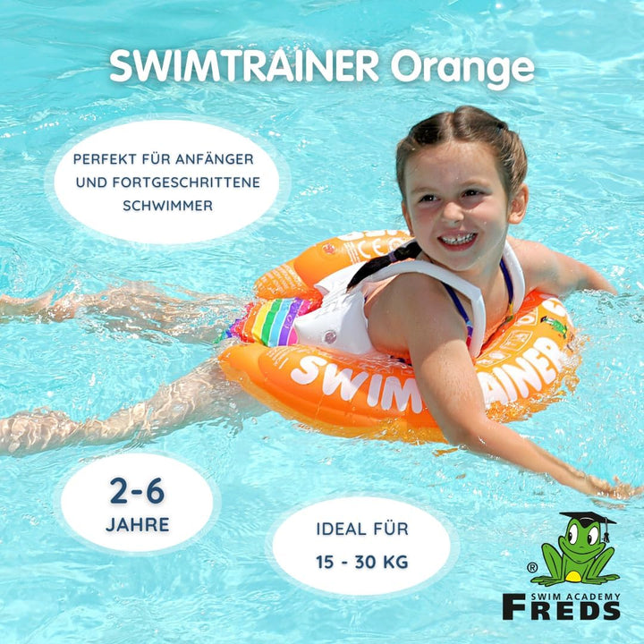 FREDS SWIM ACADEMY - Sets, STR Orange + Schwimmbrett
