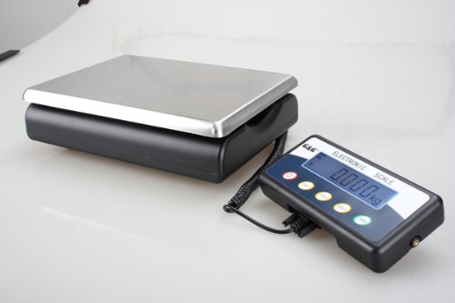 G&amp;G 30kg/1g TC30KP Paketwaage Plattformwaage Digitalwaage Industriewaage Tischwaage/Batteriebetrieb