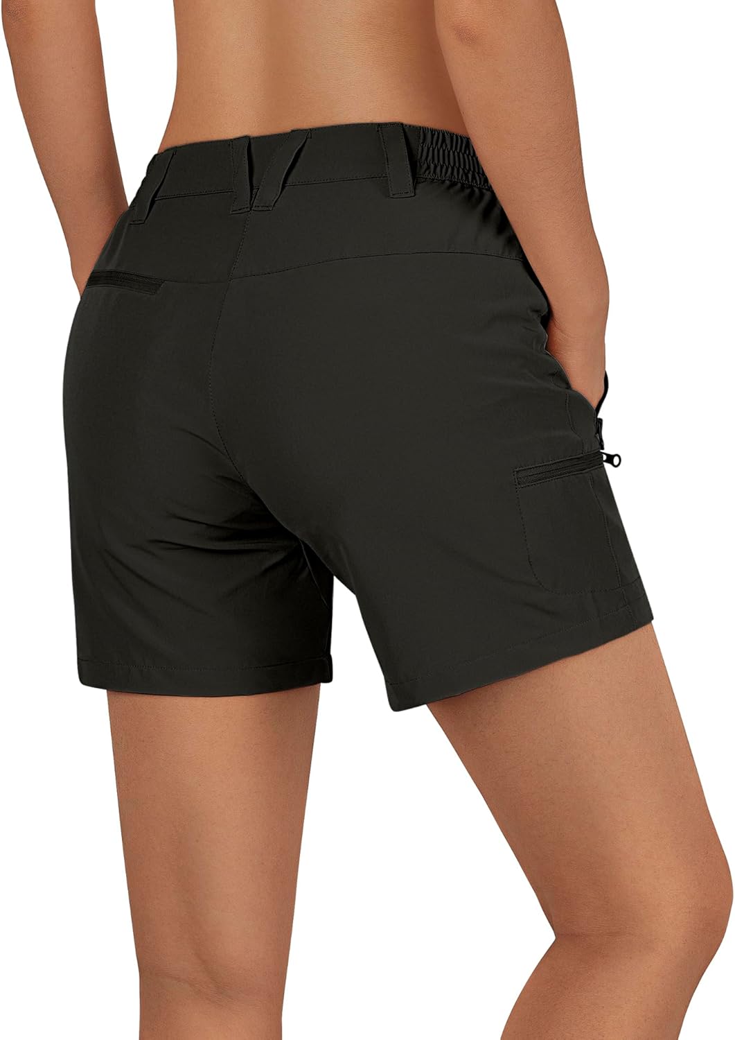 Outdoor Ventures Kurze Hose Damen UPF50+ UV Schutz Wander Shorts Sommer Leicht Trekking Shorts Stret