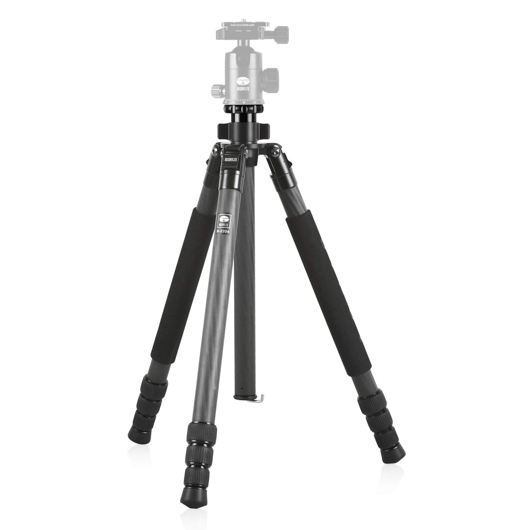 SIRUI R-2204 Reporter Studio-Dreibeinstativ (Carbon, Höhe: 163cm, Gewicht: 1,32kg, Belastbarkeit: 15
