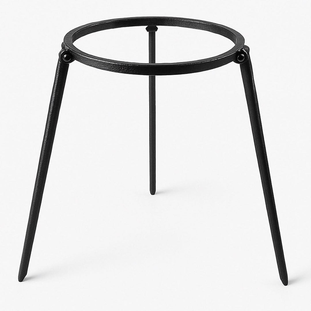 Dreibeingrill - Ø 32 cm - Feuerstellenzubehör - Outdoorküche - Feuerschale - Dreibein - Schwarz