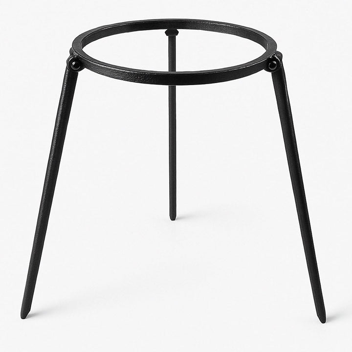 Dreibeingrill - Ø 32 cm - Feuerstellenzubehör - Outdoorküche - Feuerschale - Dreibein - Schwarz