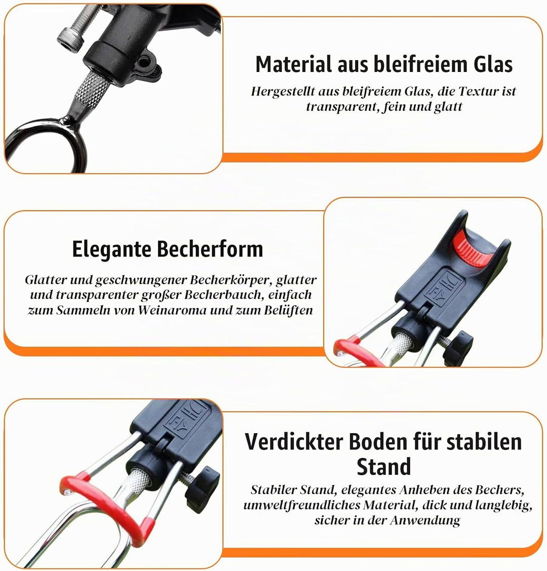 3 Stück Rutenhalter, Universal Edelstahl Angelrutenhalter, Edelstahl Universal Ruten Ständer, Angelr