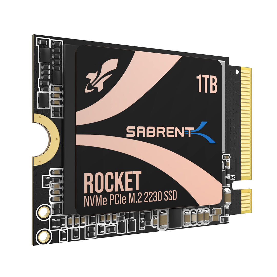 Sabrent 2230 M.2 NVMe Gen 4 1TB, Interne SSD 4750 MB/s Lesen, PCIe 4.0 X4, Internes Solid State Driv