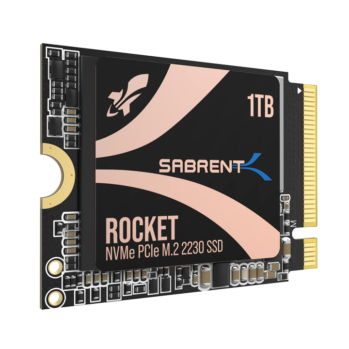 Sabrent 2230 M.2 NVMe Gen 4 1TB, Interne SSD 4750 MB/s Lesen, PCIe 4.0 X4, Internes Solid State Driv