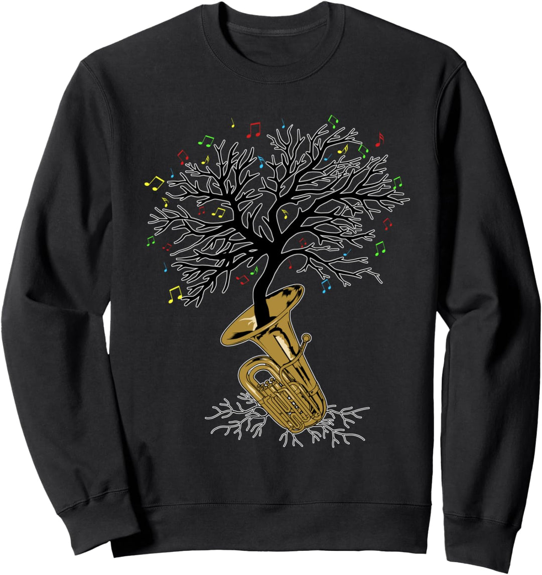 Blaskabelle Kapelle Tuba Geschenk Männer Musik Tuba Sweatshirt