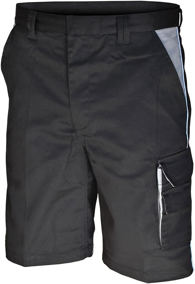 Carson Contrast Arbeitsshorts, 1 Stück, 46, schwarz/grau, CC709S.SG 46 Schwarz / Grau, 46 Schwarz /