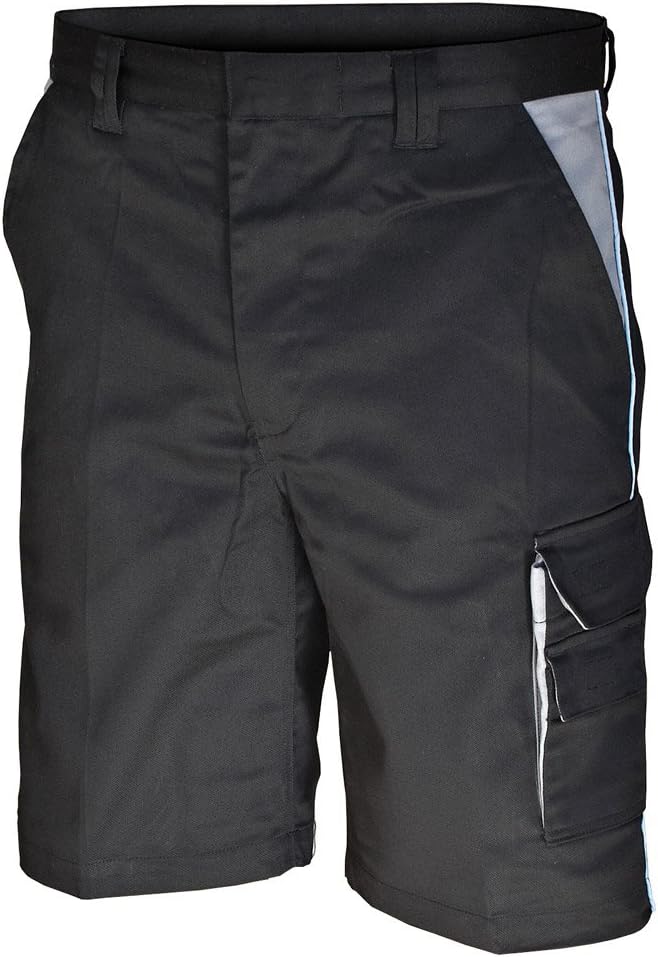 Carson Contrast Arbeitsshorts, 1 Stück, 58, schwarz/grau, CC709S.SG 58 Schwarz / Grau, 58 Schwarz /