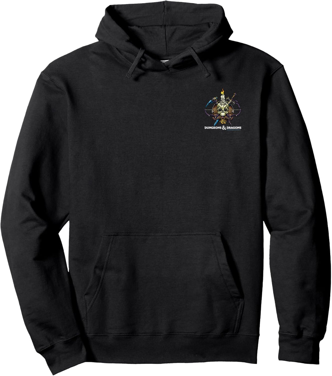 Dungeons &amp; Dragons Skull Badge Pocket Pullover Hoodie