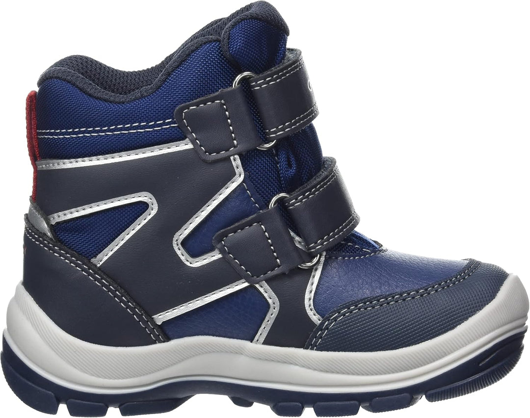 Geox Jungen B Flanfil Boy B ABX Stiefeletten 21 EU Navy Blue, 21 EU Navy Blue