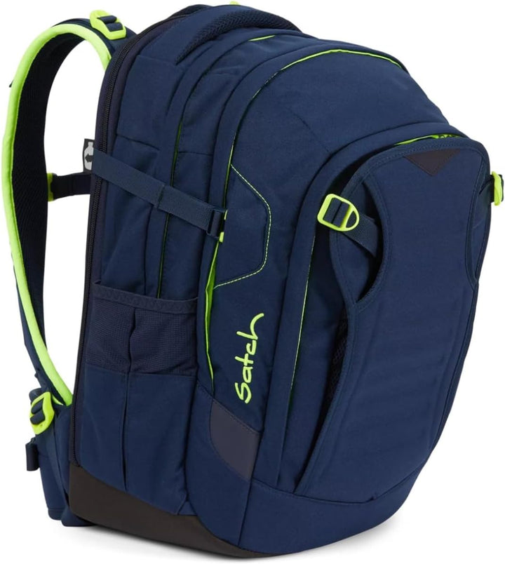 satch Unisex Kinder Match Schulrucksack match (1er Pack) Einheitsgrösse Toxic Yellow - Dunkelblau, E