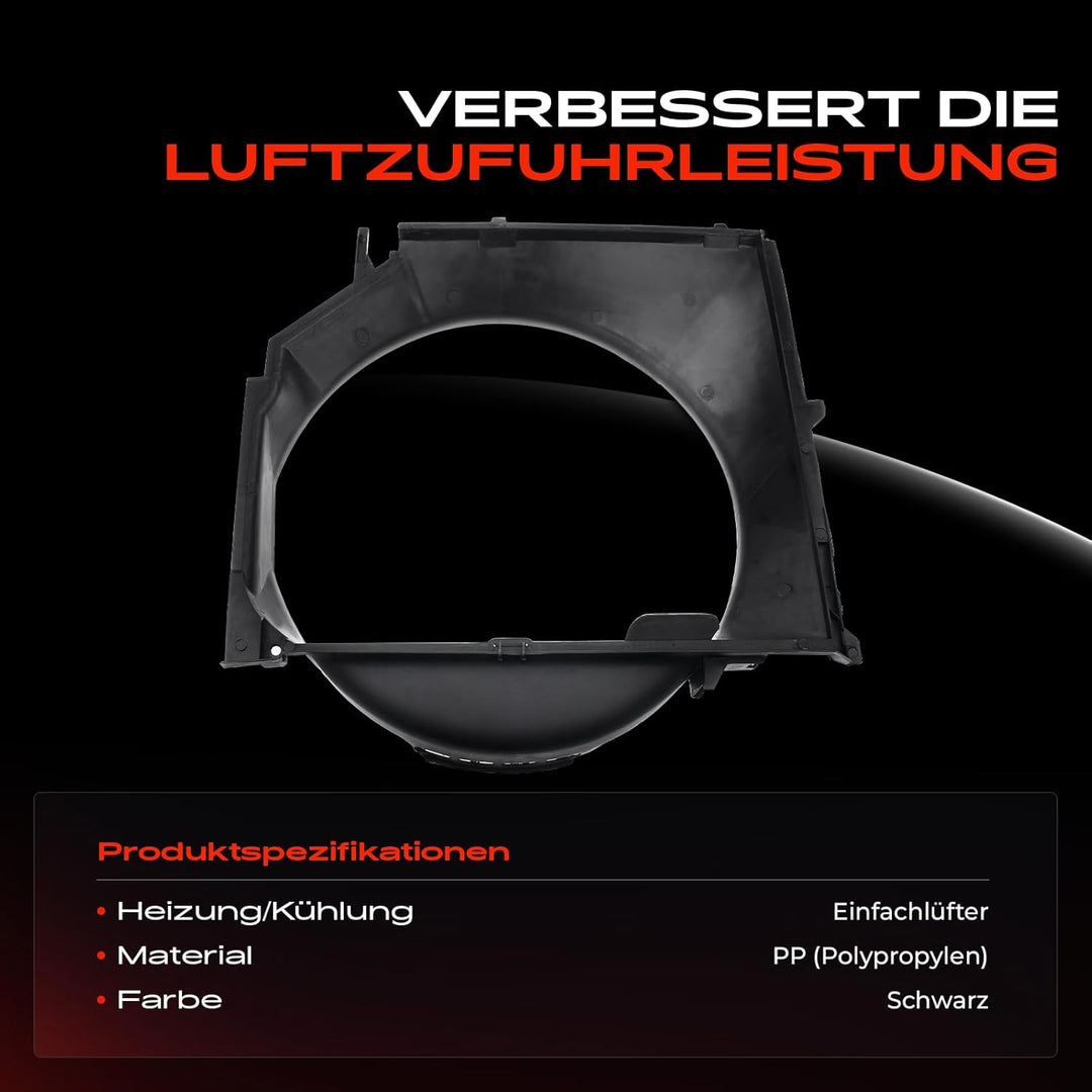 Frankberg Kühlerzarge Lüfterzarge Kühlerrahmen für 3er E46 320 323 325 328 330 1998-2007 17111436259
