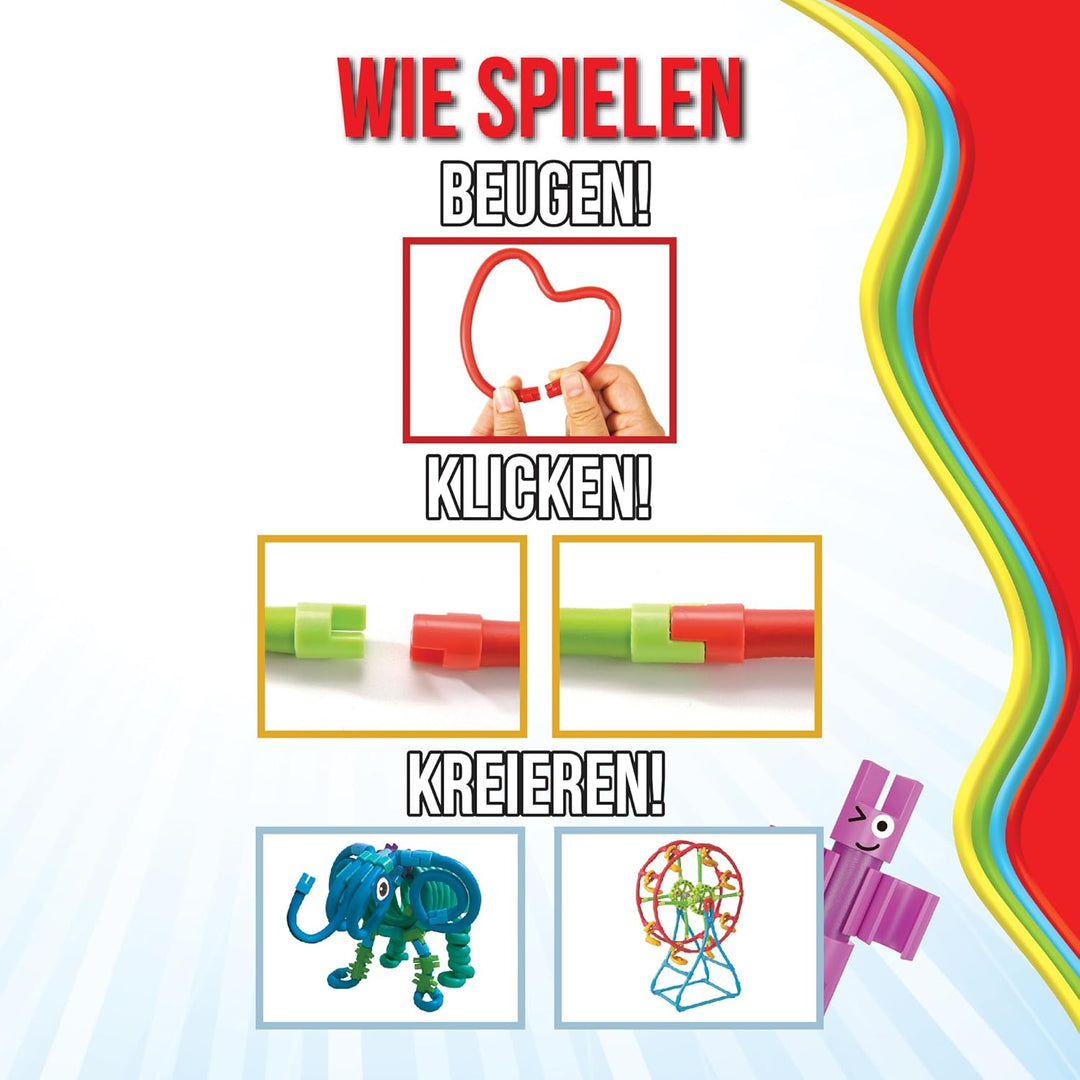 spaghetteez Anti-Stress-Spielzeug für Kinder ab 5 Jahren, pädagogisches Montessori-Bastelset für Jun