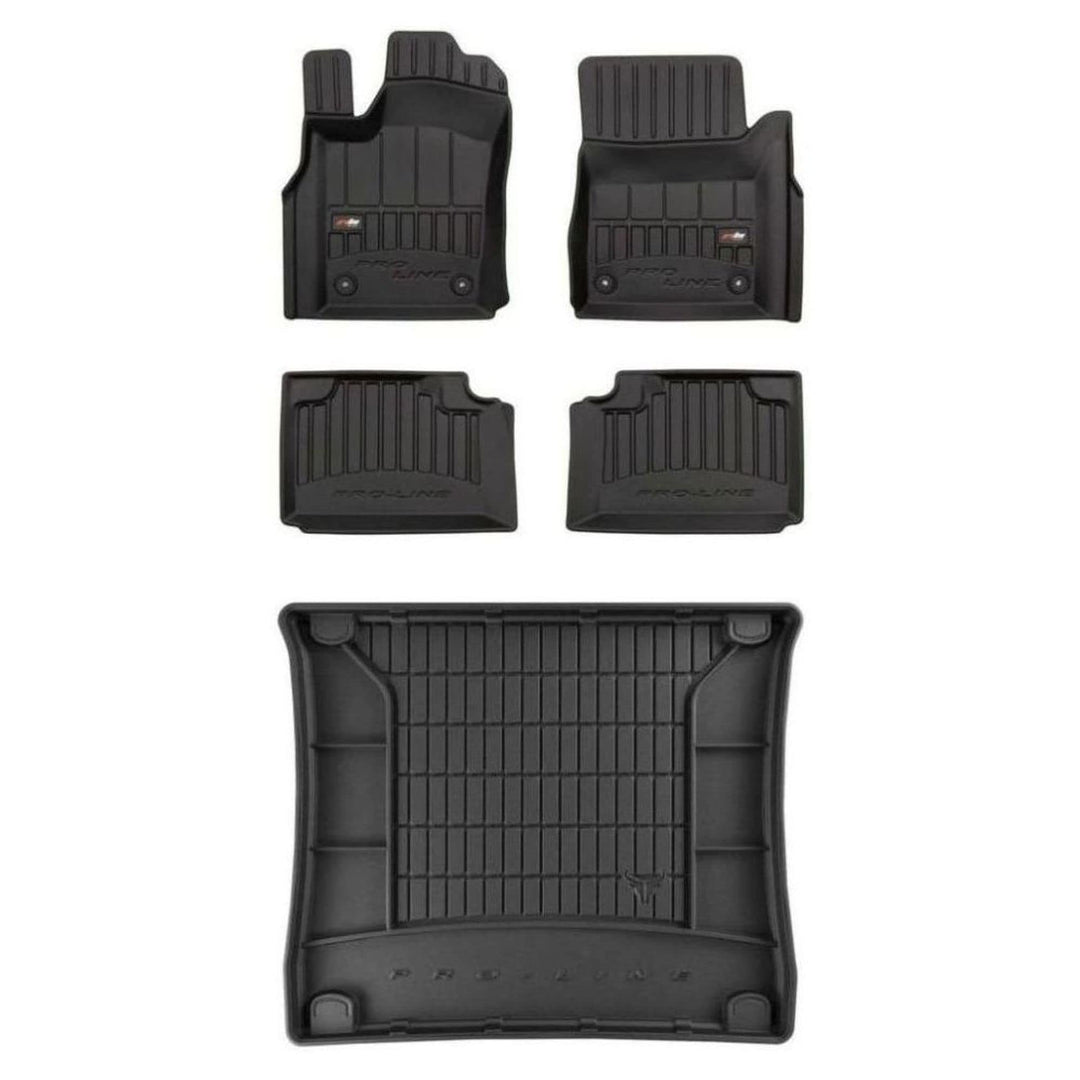M MOTOS Satz Gummifussmatten und Kofferraummatten für Jeep Grand Cherokee IV 2010-2021 - Verbessern