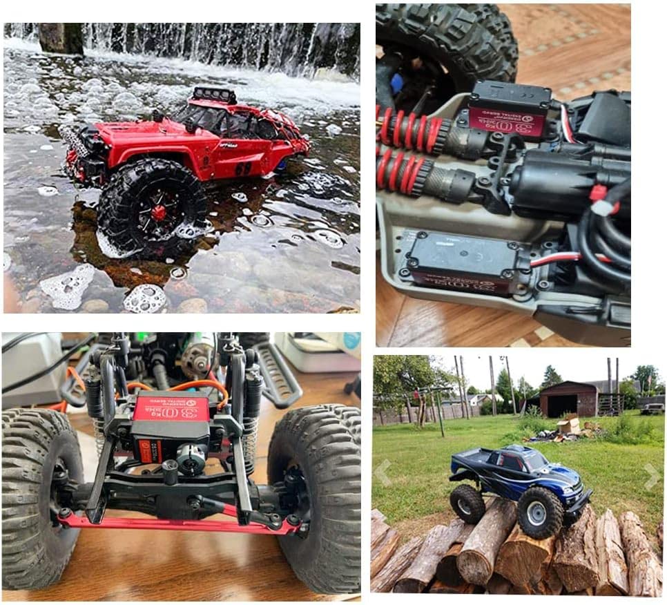 YUNIQUE DEUTSCHLAND Digitaler Servomotor DS3230 PRO 6V 30 kg mit 25 T Nocken für Roboterwagen Modell