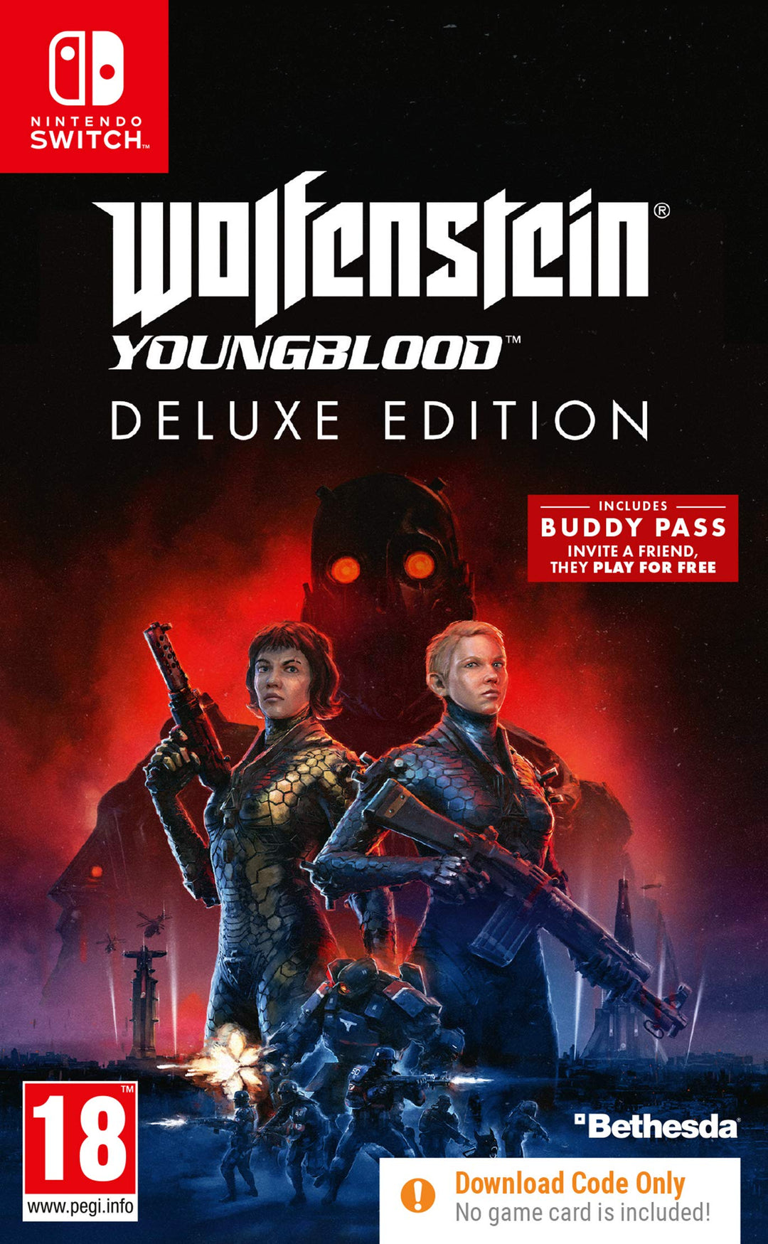 Bethesda Wolfenstein Youngblood - Deluxe Edition Premium Anglais, Chinois simplifié, Coréen, Espagno