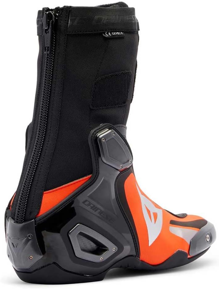 Dainese Axial 2 Motorrad Stiefel, 39 EU Black Red Fluo