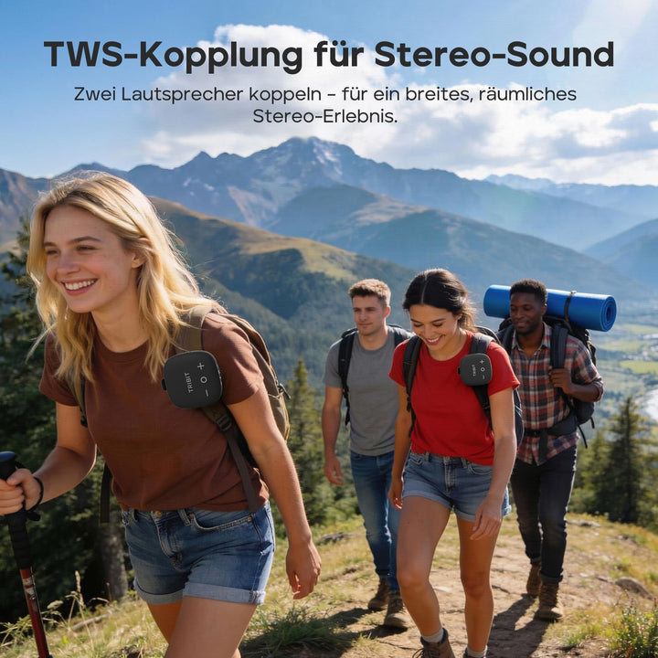 Tribit StormBox Micro 3 Bluetooth Lautsprecher mit 13W XBass Sound, Bluetooth 6.0, 24 Std., IP68 Was