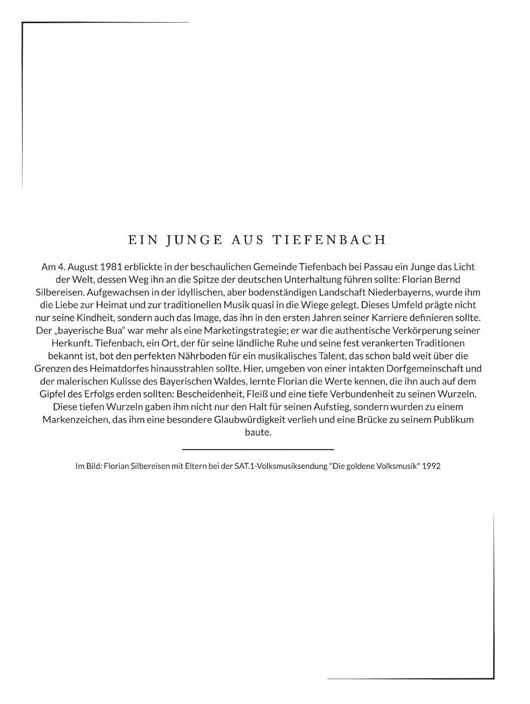 Glitzer mit Bodenhaftung: Die Biografie über Florian Silbereisen. Hochwertige Hardcoverausgabe, Gebu
