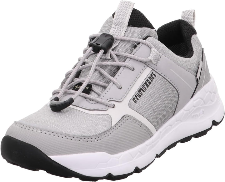 Superfit Jungen Free Ride Sneaker 39 EU Hellgrau Schwarz 2500, 39 EU Hellgrau Schwarz 2500