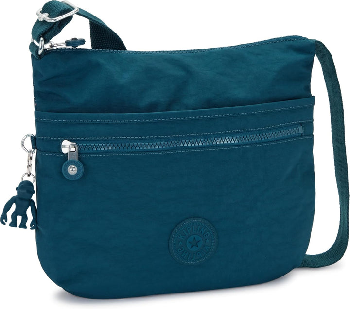 Kipling Unisex ARTO Medium Crossbody, Cosmic Emerald, Cosmic Emerald