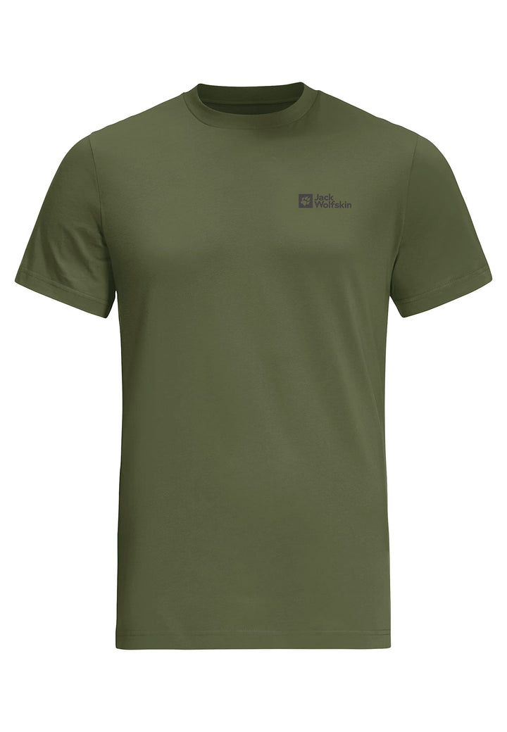 Jack Wolfskin Herren Essential T-Shirt S Greenwood, S Greenwood