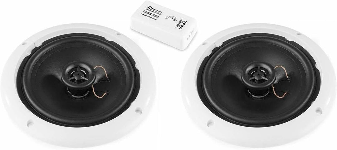Power Dynamics BT10SET Decken-Bluetooth-Lautsprecherset für den Innen- und Aussenbereich