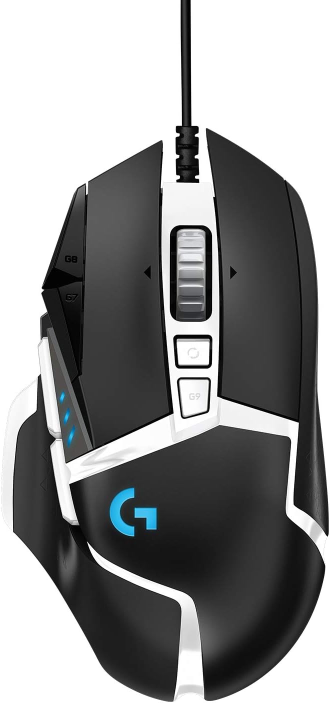 Logitech G502 HERO Gaming-Maus Special Edition mit HERO 25K DPI Sensor, RGB-Beleuchtung, Gewichtstun