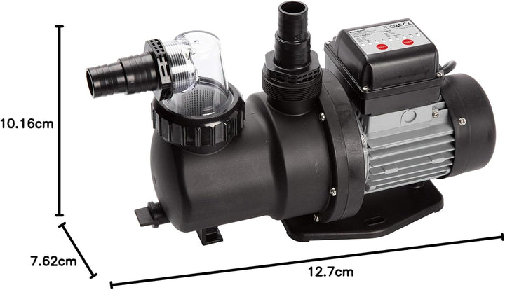 Steinbach Filterpumpe SPS 75-1T, selbstsaugend, 230 V/450 W, Q= 142 l/min, max. Pumphöhe 9 m, mit Ze
