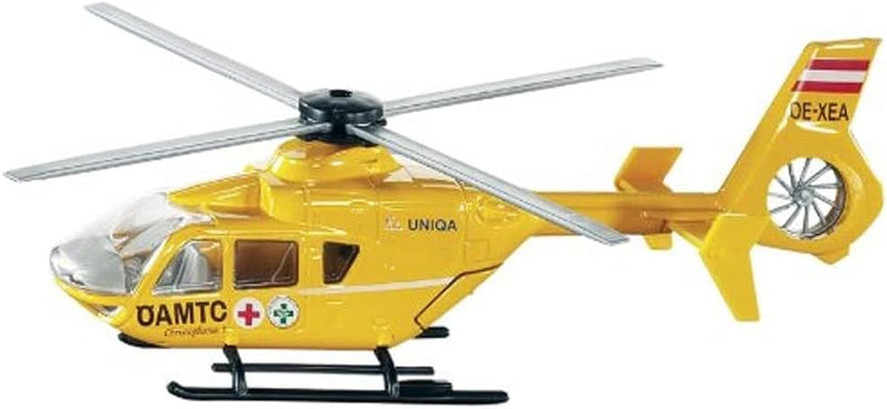 siku 253903802, ÖAMTC-Hubschrauber Österreich, 1:55, Metall/Kunststoff, Gelb, Bewegliche Rotoren ÖAM