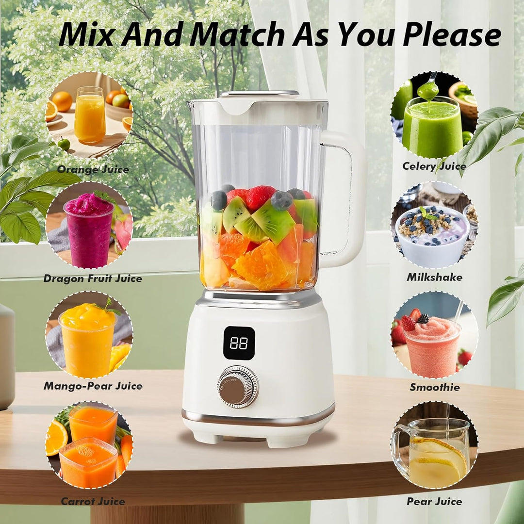 Tragbarer Mini Mixer Smoothie Maker to go 600 ml aufladbarer Personal Blender mit 10 Edelstahlklinge