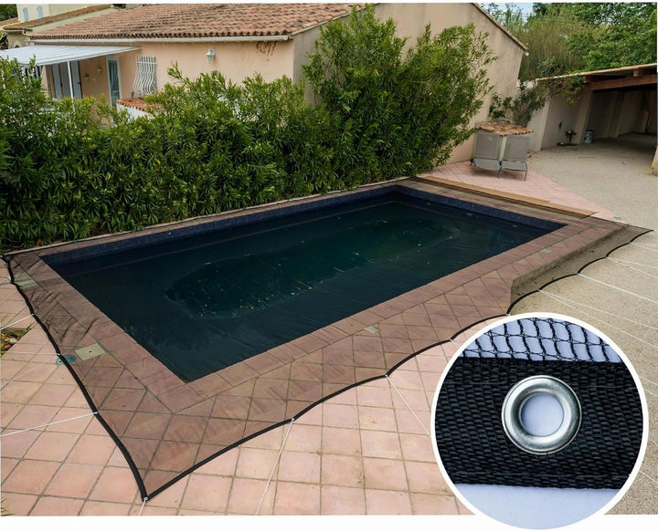 WERKA PRO Schutznetz Pool 100g/m2 5 x 10 m 5 x 10 m Durchsichtig, 5 x 10 m Durchsichtig