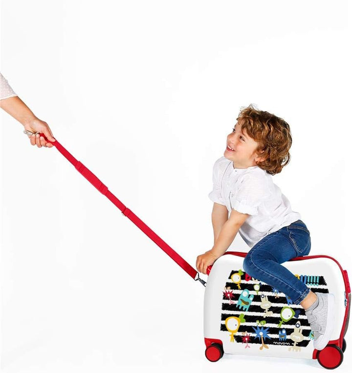 Movom Happy Time Kinder-Koffer Mehrfarbig 50x38x20 cms Hartschalen ABS Kombinationsschloss 34L 2,1Kg