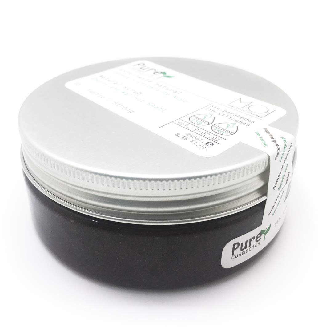 Pure Cosmetics Natürliches Peeling, Kirsche und Walnussschale, 250 ml, professionell