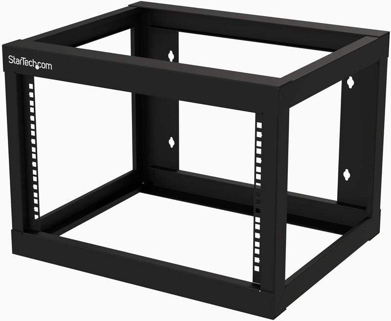 StarTech.com 6HE 19 Zoll Wand Netzwerk Rack - 2 Pfosten, 48cm tief mit offener Rahmen, für AV/IT/Kom