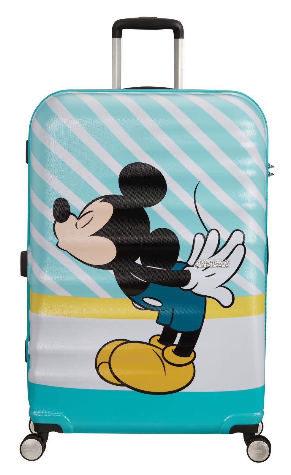American Tourister Wavebreaker Disney - Spinner, Multicolour (Mickey Blue Kiss) L(77 cm - 96 L)