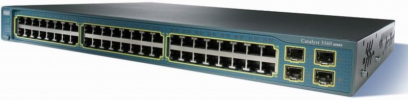 Cisco Systems Catalyst 3560-48TS SMI Switch Fast 48 x RJ45 10/100 + 4 x MiniGBIC 19