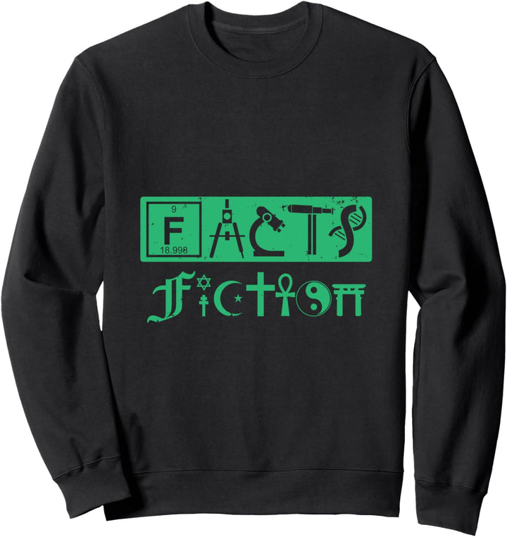 Atheist Facts vs. Fiction Support Science Sweatshirt