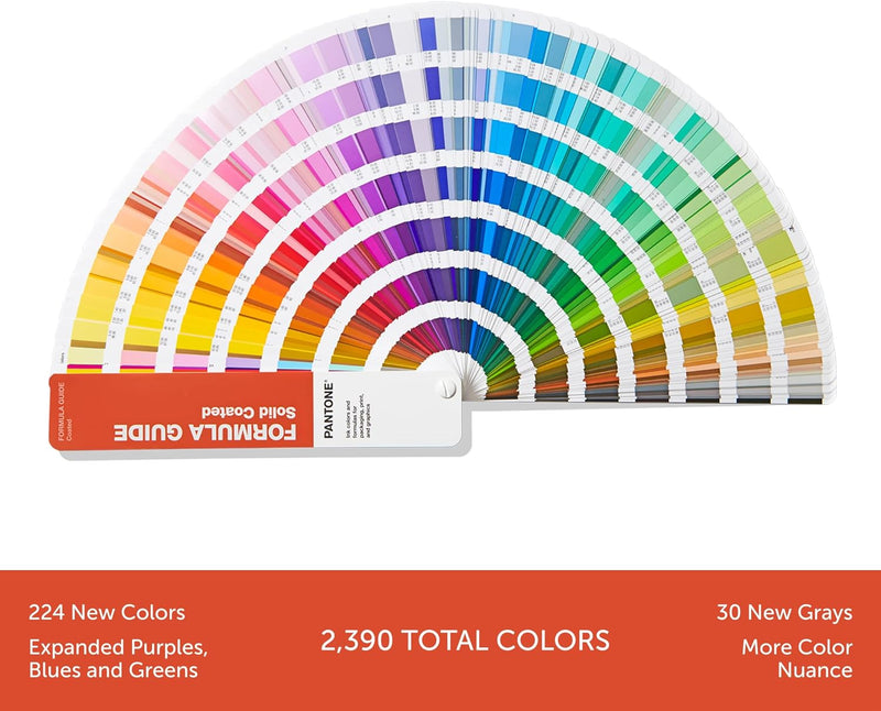 Pantone GP1601B Formula Guide – Beschichtete und unbeschichtete Farbfächer zur Farbreferenz in chrom