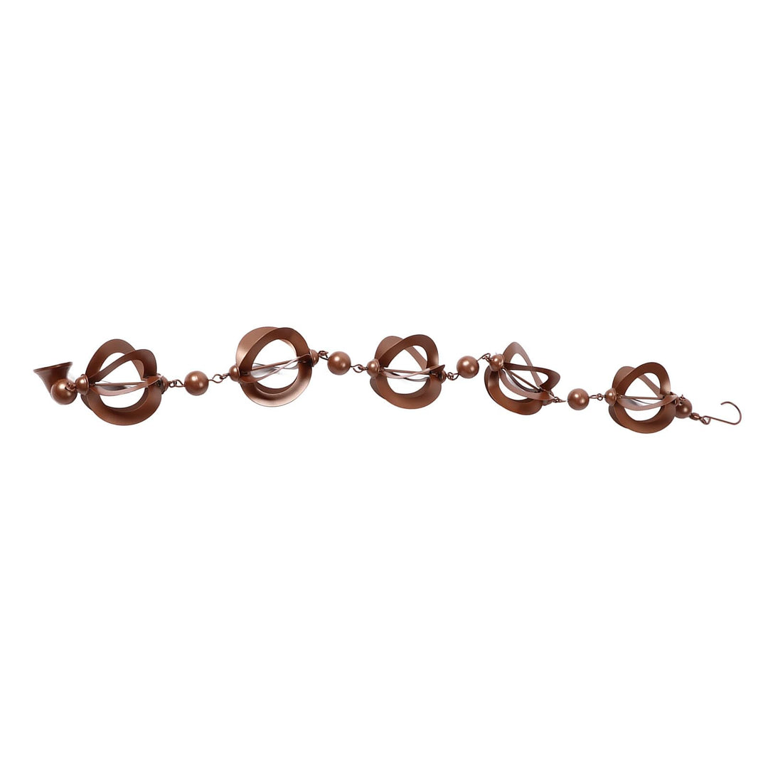 Regenkette, Dachrinnenkette, 108 cm, Drehbar, Zartes Geschenk, Hohl für den Garten