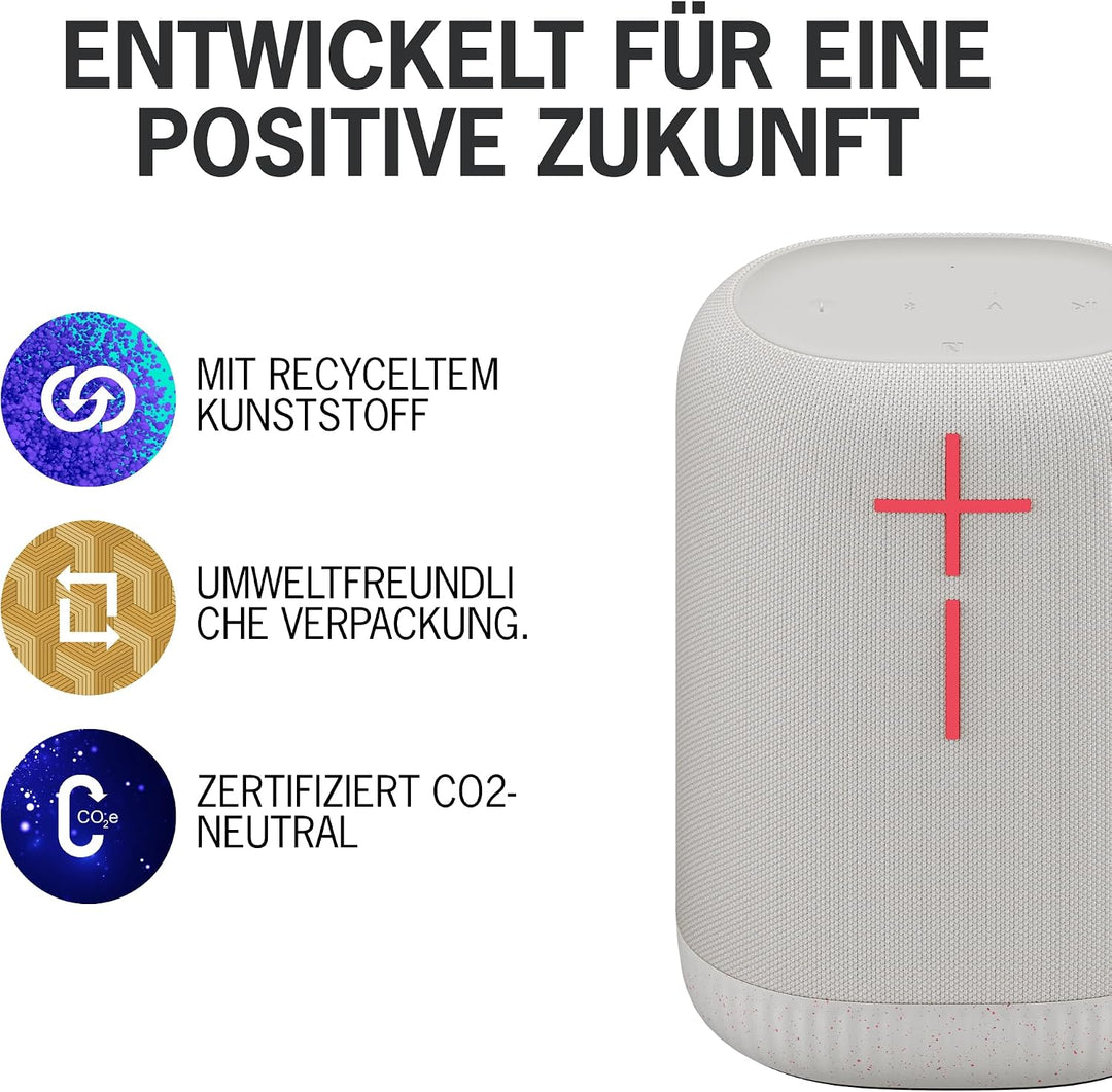 Ultimate Ears EPICBOOM, mobiler kabelloser Bluetooth-Lautsprecher, satte Bässe, immersiver 360-Grad-