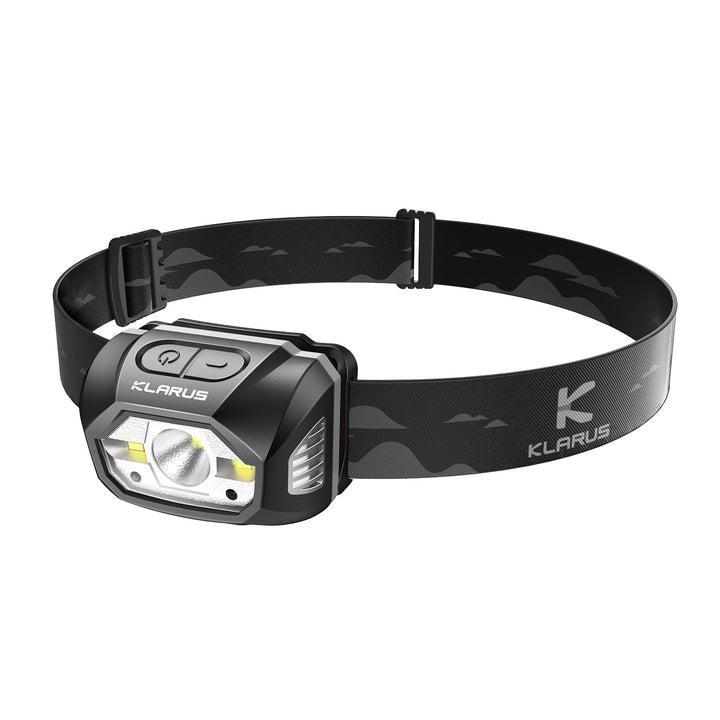 klarus HM1 440 Lumen wiederaufladbare Gestensensor Stirnlampe Kopflampe, 5 Modi 70 Stunden Laufzeit,