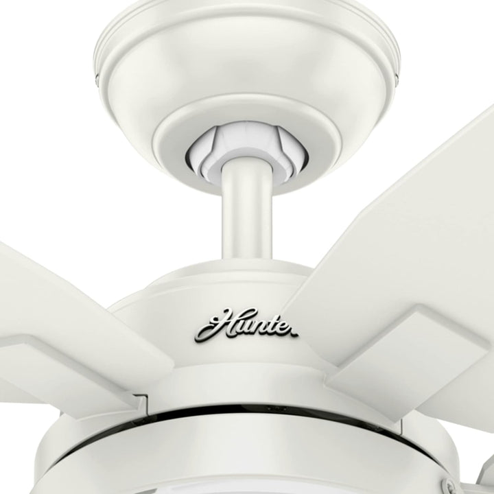 HUNTER VENTILATOR Arcot, 117 cm, Innen-Deckenventilator mit Beleuchtung/Zugschalter, Gehäuse: frisch