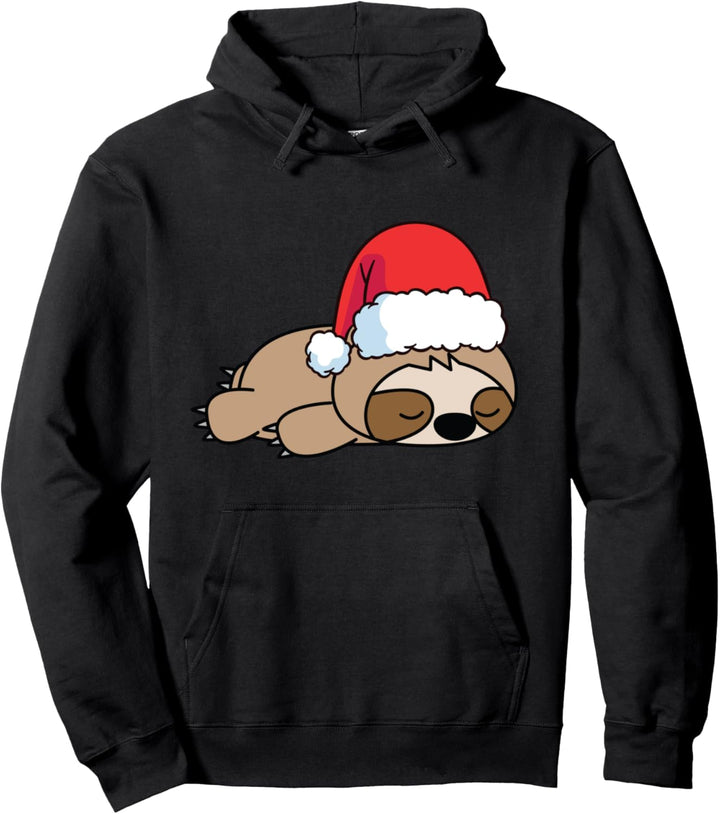 Lustig süsses Baby Faules Weihnachts faultier Schlafen Pullover Hoodie