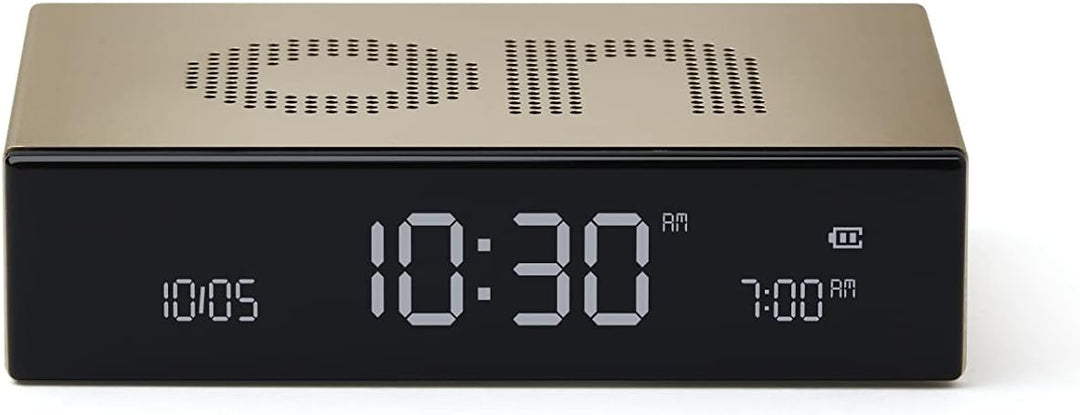 Lexon FLIP Premium LCD-Wecker (Light-Gold), Light-gold