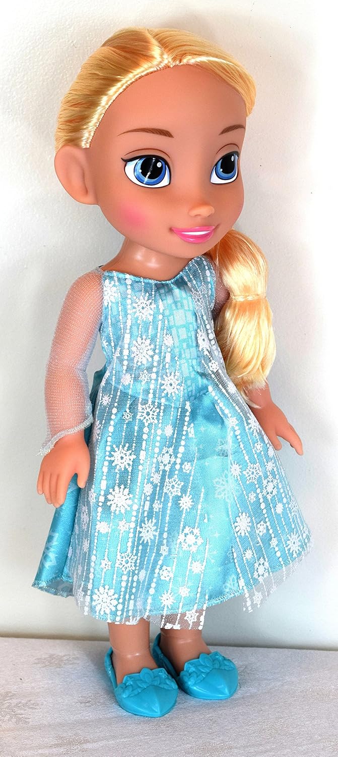 Disney 98921Frozen (Eiskönigin) ELSA Puppe, 35 cm gross, mit glitzerndem Kleid