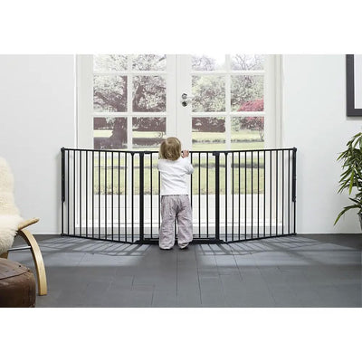 BabyDan 67546-2600-19-88 Tür-Element für FLEX Gitter, shwarz Schwarz, Schwarz