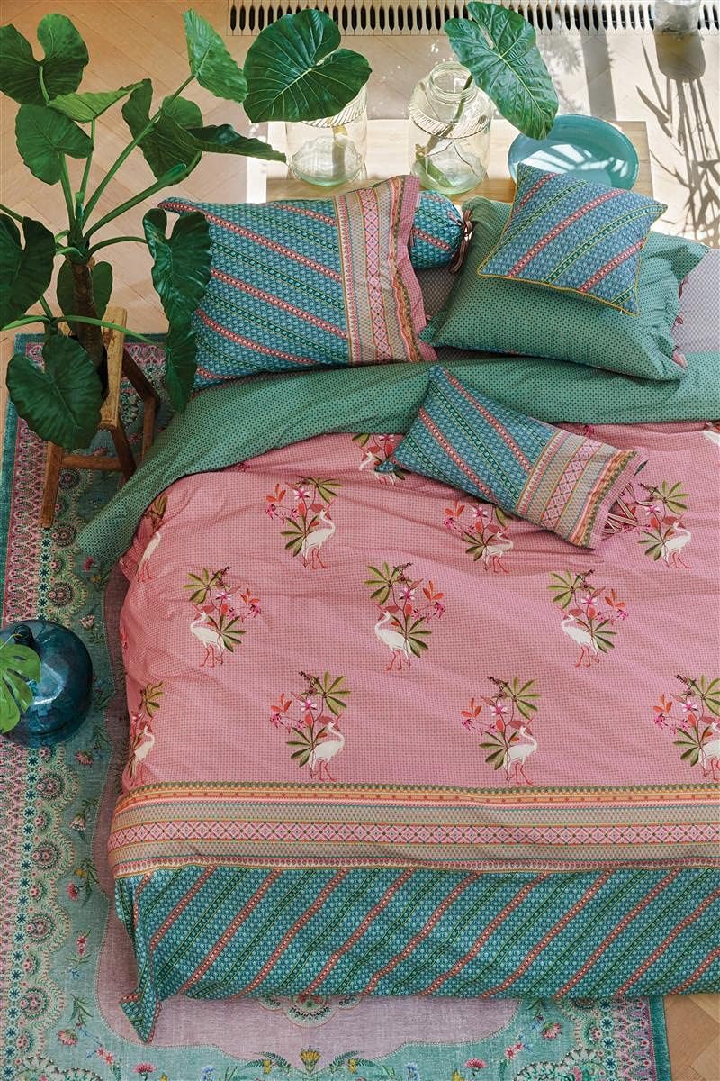 Pip Studio My Heron Zierkissen Farbe Pink Grösse 35x60cm