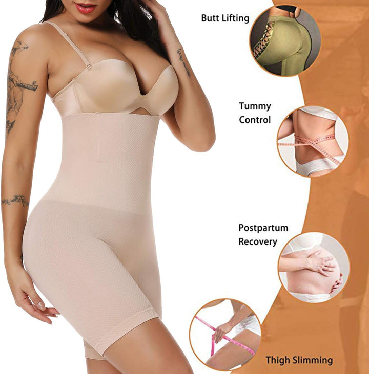 SURE YOU LIKE Damen Figurenformend Miederpants Miederhose Shapewear Bauch-Weg-Effekt Formt Sofort Bo