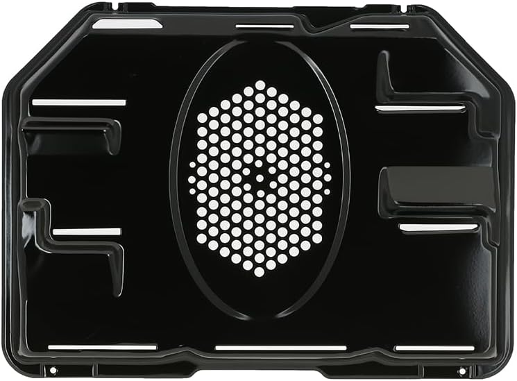 Masterpart Backofen-Rückwand Lüftermotor hinten Metall Schutzplatte schwarz passend für Logik Öfen u